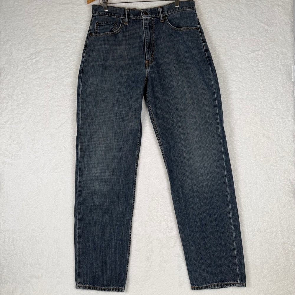 Levi's 550 Relaxed Fit Jeans Men 33x34 Blue Denim Tapered Leg Medium Wash - Picture 2 of 12
